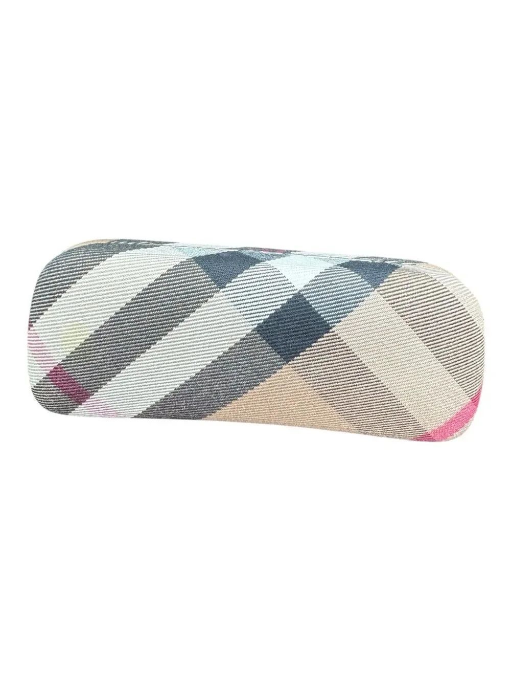Burberry iconic Nova Check Plaid Clamshell Hard Eyeglass Case